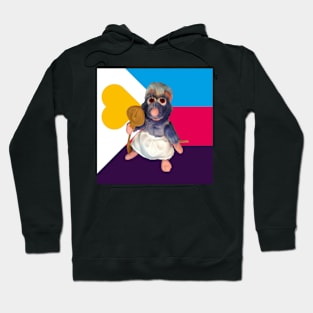 Ratatouille Polyamorous Rights (new flag) Hoodie